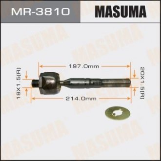 Тяга рулевая TOYOTA LAND_CRUISER 200, LAND CRUISER 100 -02.08 MASUMA MR3810