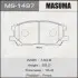 Колодки гальмівні передн Lexus RX 300, 330, 350 (04-08) (MS-1497) MASUMA MS1497 (фото 1)