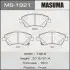 Колодки гальмівні передн Toyota Auris (08-11), Corolla (08-10) (MS-1921) MASUMA MS1921 (фото 1)