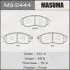 Колодки гальмівні передн Infiniti FX 35 (05-10)/ Nissan Murano (04-16), Pathfinder (05-14)/ Renault Koleos (08-) (MS-2444) MASUMA MS2444 (фото 1)