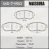 Колодки гальмівні передн Subaru Forester (01-14), Impreza (00-14), Legacy (02-14), XV (12-17) (MS-7460) MASUMA MS7460 (фото 1)