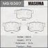 Колодки гальмівні задн Honda Accord (03-11), Civic (06-11)/ Suzuki Swift (04-11), SX4 (06-16) (MS-8397) MASUMA MS8397 (фото 1)
