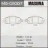 Колодки гальмівні дискові MASUMA MSC2007 (фото 1)