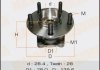 Маточина колеса заднього у зборі з підшипником Mazda CX-7 (06-11) (MW-41501) MASUMA MW41501 (фото 1)