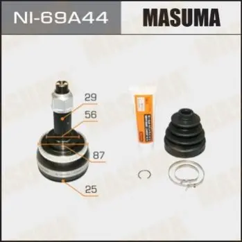 ШРУС наружный Nissan Maxima, X-Trail (00-07) (нар:29/вн:25) Masuma MASUMA NI69A44 (фото 1)