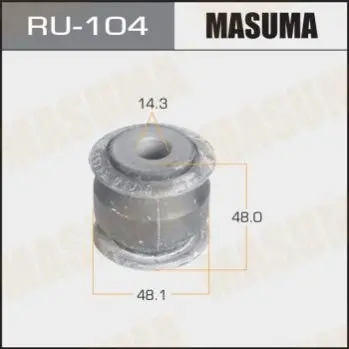 Сайлентблок задньої поперечної тяги Nissan Patrol (-10) (RU-104) MASUMA RU104 (фото 1)