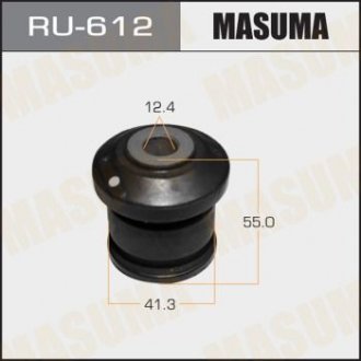 Сайлентблок DEMIO/ DY3W, DY5W передн нижн MASUMA RU612