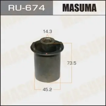 Сайлентблок заднього верхнього важеля Nissan Pathfinder (05-) (RU-674) MASUMA RU674 (фото 1)