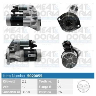 MEATDORIA NISSAN Стартер CABSTAR E 120.35, 120.45 98-06 MEAT&DORIA 5020055