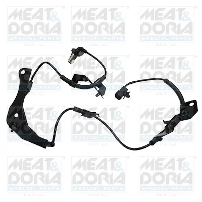 Датчик ABS передн Прав (із дротом) MITSUBISHI L200, L200 / TRITON 2.2D/2.4D/2.5D 12.86- MEAT&DORIA 901126 (фото 1)
