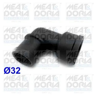 MEAT DORIA VW Фланец охлаждающей жидкости Polo 95-,Golf III,Sharan,Vento 1.6/2.0,1.9TDI MEAT&DORIA 93128 (фото 1)