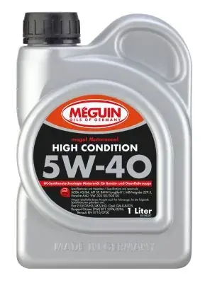 Моторна олива Meguin HIGH CONDITION SAE 5W-40, 1 L MEGUIN 3199 (фото 1)