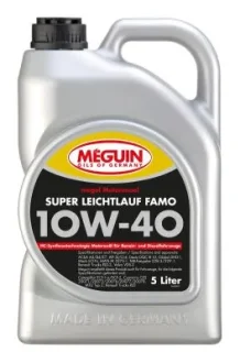 Моторна олива Meguin SUPER LL FAMO SAE 10W-40, 5 L MEGUIN 4356