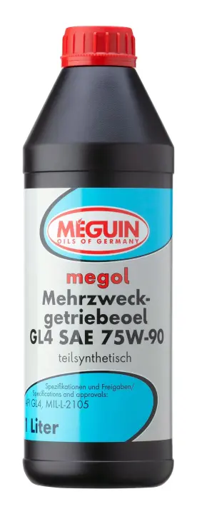 Трансмісійна олива Meguin MEHRZWECKGETRIEBEOEL GL4 SAE 75W-90, 1 L MEGUIN 4867 (фото 1)