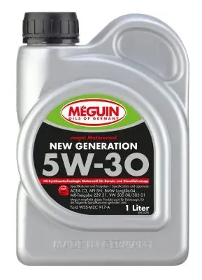 Моторна олива Meguin NEW GENERATION SAE 5W-30, 1 L MEGUIN 6512 (фото 1)