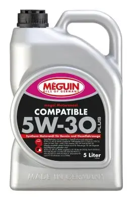 Моторна олива Meguin Compatible SAE 5W-30 Plus, 5 L MEGUIN 6562 (фото 1)
