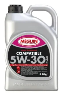 Моторна олива Meguin Compatible SAE 5W-30 Plus, 5 L MEGUIN 6562