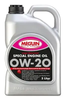 Моторна олива Meguin Special Engine Oil SAE 0W-20 5л MEGUIN 6851 (фото 1)