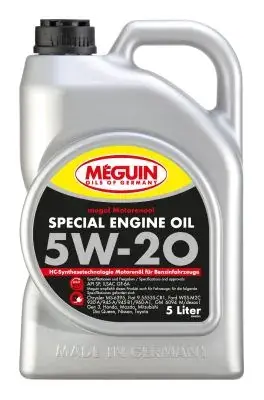 Моторна олива Meguin Special Engine Oil SAE 5W-20, 5 л MEGUIN 9499 (фото 1)