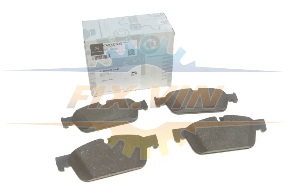Колодки гальмівні (передні) MB M-class/GLE (W166) 11-18/GL-class (X166) 12-19 MERCEDES MERCEDES-BENZ 000 420 04 05 (фото 1)