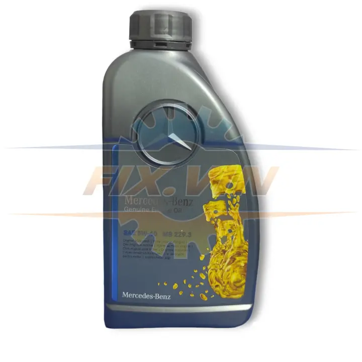 Олива моторна 5W-40 MB 229.3 1л MERCEDES-BENZ A000989850611 (фото 1)