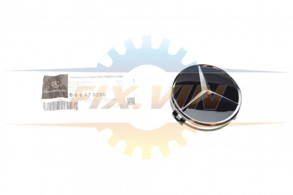 Ковпак диска колісного MB (литого диска) (чорний) MERCEDES MERCEDES-BENZ B66470200 (фото 1)