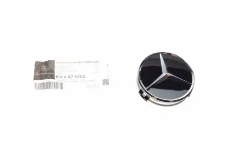 Ковпак диска колісного MB (литого диска) (чорний) MERCEDES MERCEDES-BENZ B66470200