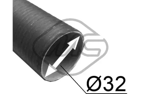 Шланг обігрівача VW Golf III 2.8 (91-) Metalcaucho 02201