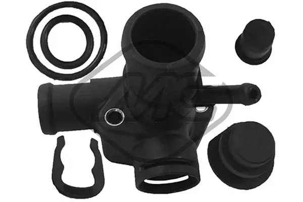 Фланець системи охолодження VW Golf/Passat/Sharan AUDI 80/A6/A4 1.9TDI 91-10 (трійник) Metalcaucho 03542 (фото 1)