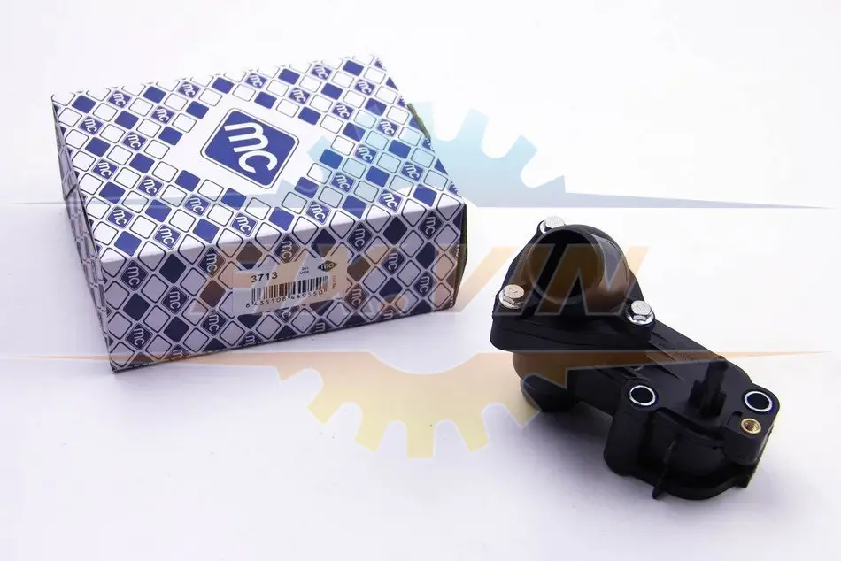 Корпус термостата в сборе (с термоэлементом) Ford Focus, Mondeo, Transit 1.8 TDCi (02-) Metalcaucho 03713 (фото 1)