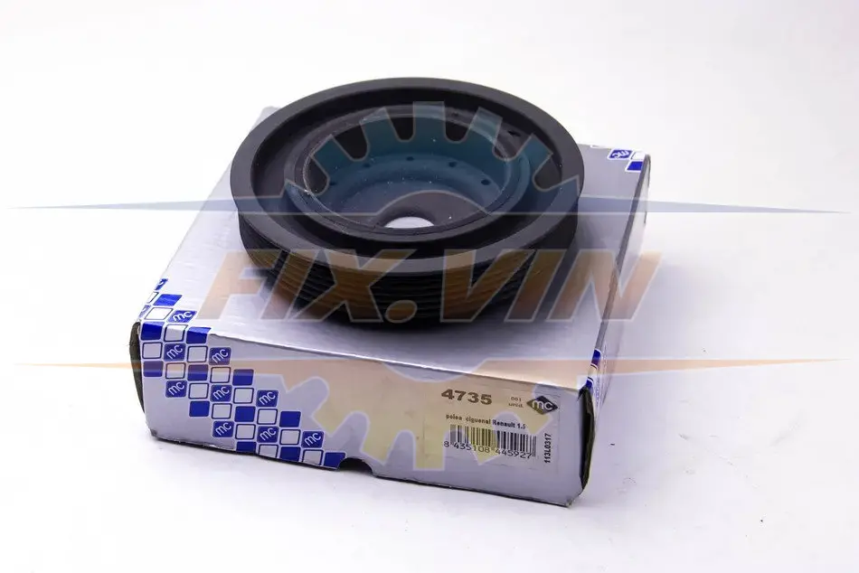 Шків коленвала Renault Kangoo, Megane 1.5DCI (04-) Metalcaucho 04735 (фото 1)