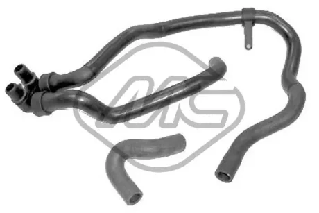Патрубок системи опалювання Citroen Berlingo, Xsara/Peugeot Partner 1.9D (02-)  Metalcaucho 08555