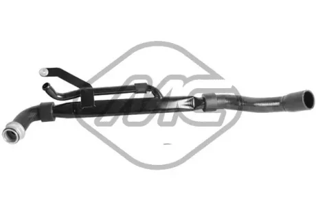 Патрубок радіатора Peugeot 406 2.1TD (96-04)  Metalcaucho 08574