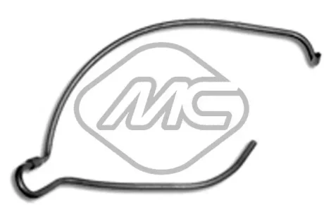 Патрубок радіатора Peugeot 406 2.0HDI (99-)  Metalcaucho 08603