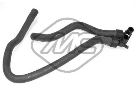 Патрубок системи опалювання Peugeot 306 1.9D (98-)  Metalcaucho 08613