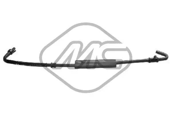 Патрубок радіатора Peugeot 306 Metalcaucho 08616 (фото 1)