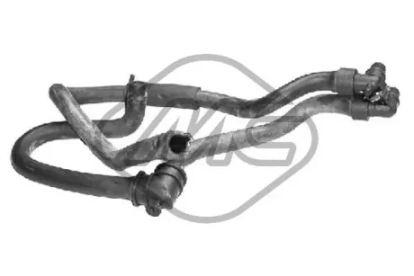 Патрубок системи опалювання Citroen Xantia 1.6-3.0 (-98)  Metalcaucho 08641