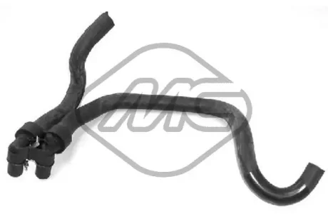 Патрубок системи опалювання Citroen Xantia (95-98)  Metalcaucho 08655