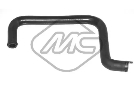 Патрубок радіатора Citroen Xantia 1.9D (94-)  Metalcaucho 08672