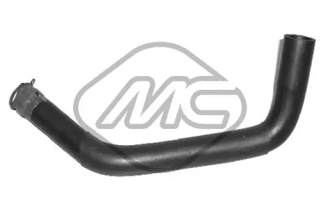 Патрубок радіатора Peugeot 206 1.1/ 1.4/1.6 (98-07)  Metalcaucho 08673