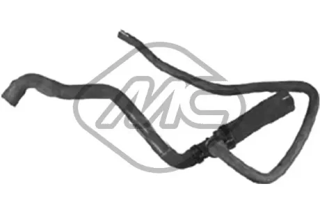 Патрубок радіатора Renault Clio II, Kangoo 1.2 (99-03)  Metalcaucho 09164