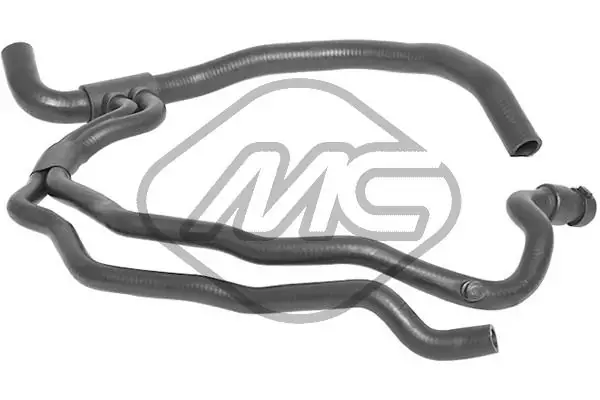 Патрубок радіатора Renault Kangoo 1.2 (04-) Metalcaucho 09165 (фото 1)