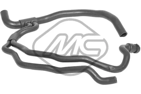 Патрубок радіатора Renault Kangoo 1.2 (04-)  Metalcaucho 09165