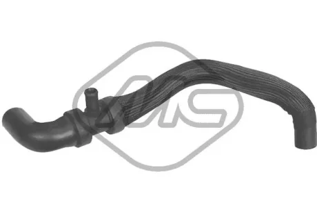 Патрубок радіатора Peugeot 206 (01-)  Metalcaucho 09185