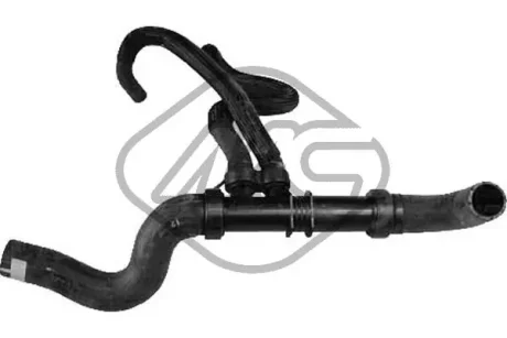 Патрубок радіатора Renault Scenic, Megane 2.0DCI (05-)  Metalcaucho 09575