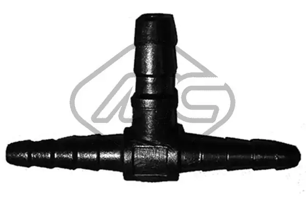 Універсальний з\'єднувач шлангів 4mmx4mmx5mm (Т-подібний) Metalcaucho 30662 (фото 1)