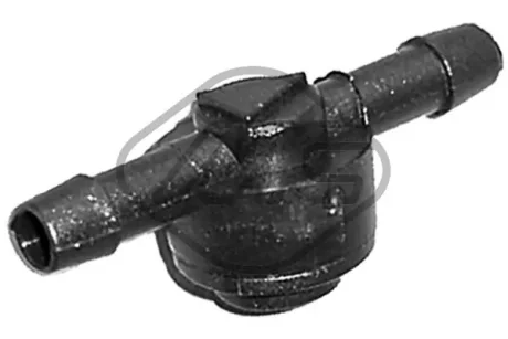 Універсальний з\'єднувач шлангів 5mmx5mm (з клапаном) Metalcaucho 30669