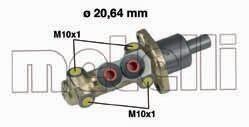 Циліндр гальмівний (головний) VW Golf/Polo 94-99 (d=20.64mm) Metelli 05-0207