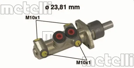 Циліндр гальмівний головний Metelli 05-0222