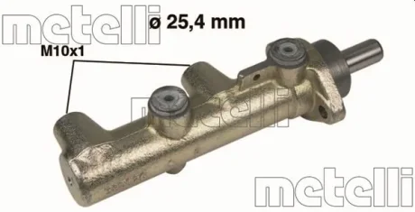 Циліндр гальмівний головний Metelli 05-0236